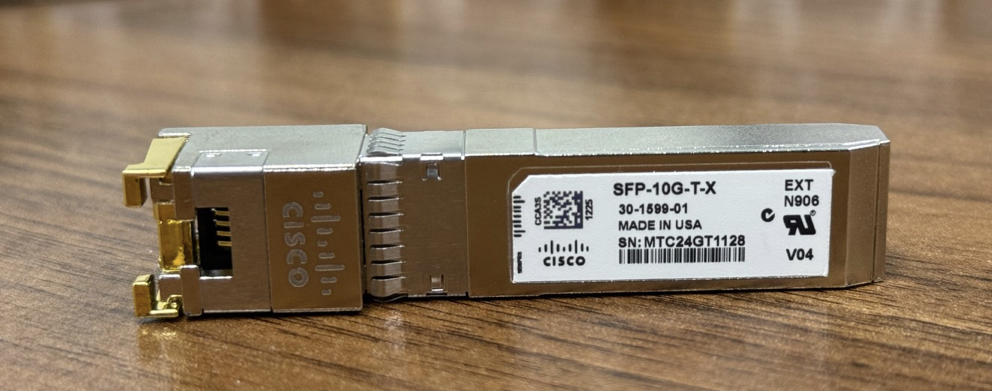 ماژول فیبرنوری برند سیسکو مدل SFP-10GT-X